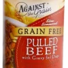 Evanger's 'Against the Grain' Shredded Meat Hand Pulled Beef Canned Dog Food - 12 oz Cans - Case of 12