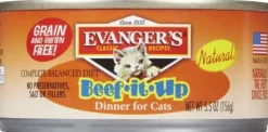 Evanger's Beef It Up Dinner Canned Cat Food - 5.5 Oz - Case of 24