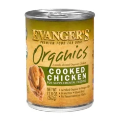 Evanger's Chicken Organics Canned Dog Food - 13 oz Cans - Case of 12