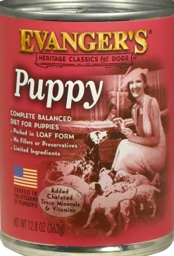 Evanger's Complete Classic Puppy Canned Dog Food - 12.8 Oz - Case of 12