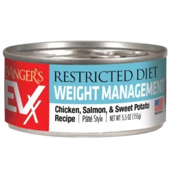Evanger's EVX Restricted Diet Weight Management Canned Cat Food - 5.5 Oz - Case of 24