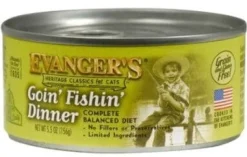 Evanger's Goin' Fishin' Dinner Canned Cat Food - 5.5 Oz - Case of 24