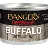 Evanger's Grain Free Buffalo Canned Dog and Cat Food - 6 oz Cans - Case of 24