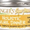 Evanger's Holistic Quail Dinner Super Premium Canned Cat Food - 5.5 oz Cans - Case of 24