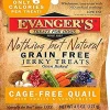 Evanger's Nothing But Natural Quail Jerky Treats for Dogs Jerky Dog Treats - 4.5 Oz