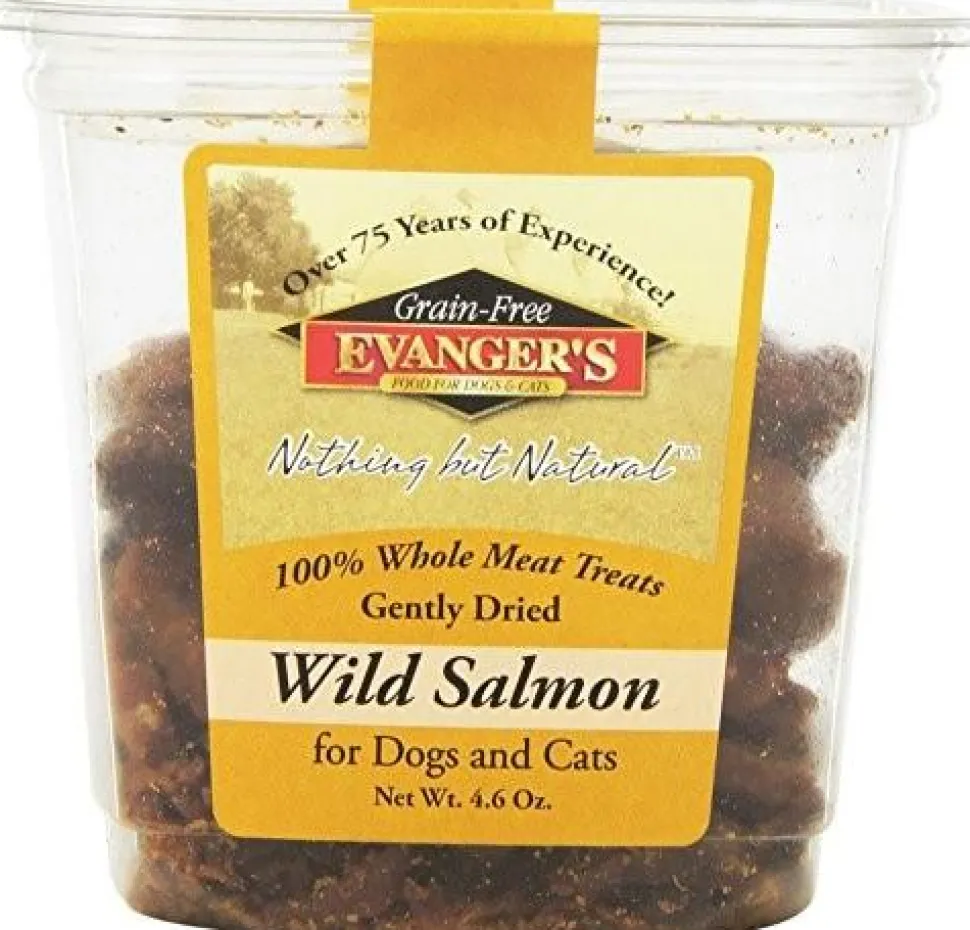 Evanger's Salmon Freeze-Dried Treats for Dogs and Cats - 4.6 oz Bag
