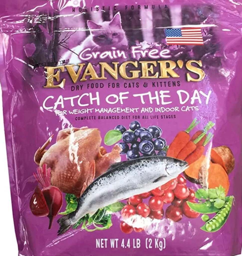 Evanger's Super Premium Catch of the Day Dry Cat Food Dry Cat Food - 4.4 Lbs