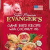 Evanger's Super Premium Gamebird Recipe with Coconut Oil Dry Dog Food - 33 Lbs
