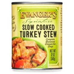 Evanger's Turkey Stew Signature Canned Dog Food - 12 oz Cans - Case of 12