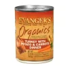 Evanger's Turkey with Potatos & Carrots Organics Canned Dog Food - 13 oz Cans - Case of 12