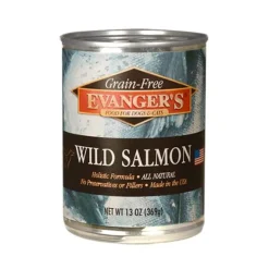 Evanger's Wild Salmon Canned Dog and Cat Food - 12 oz Cans - Case of 12