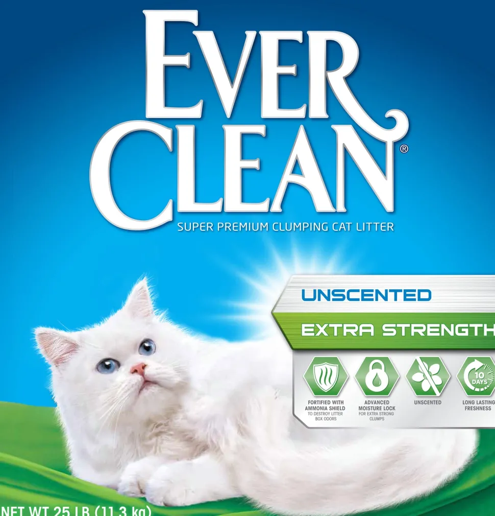 Ever Clean Extra Strength Clumping Cat Litter - Unscented - 25 Lbs