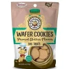 Exclusively Dog Wafer Cookies Dog Biscuits Treats - Peanut Butter - 8 Oz