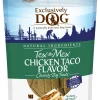 Exclusively Pet Tex Mex Chicken Taco Flavor Dog Treats - 7 Oz