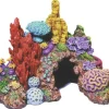 Exotic Environments Caribbean Living Reef Resin Aquatics Decoration - Multi - Large