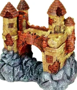 Exotic Environments Castle with Bridge Resin Aquatics Decoration - Jumbo