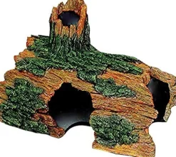 Exotic Environments Exotic Environment Hollow Log Resin Aquatics Decoration - Purple - Large