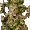 Exotic Environments Ganesha Statue with Moss Resin Aquatics Decoration - Medium