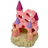 Exotic Environments Heart Castle Resin Aquatics Decoration - Pink - Large