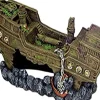 Exotic Environments Jumbo Shipwreck Resin Aquatics Decoration - Gray - Jumbo
