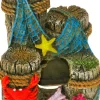 Exotic Environments Pier Decor Resin Aquatics Decoration - Multi - Small