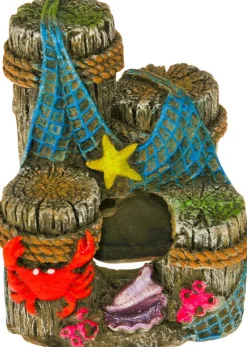 Exotic Environments Pier Decor Resin Aquatics Decoration - Multi - Small