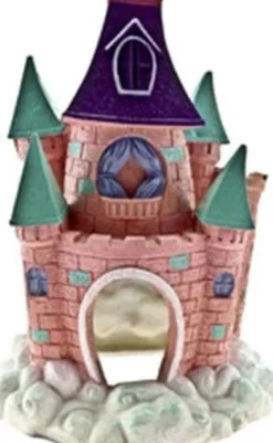Exotic Environments Pixie Castle Resin Aquatics Decoration - Pink