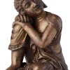 Exotic Environments Resting Buddha Statue Resin Aquatics Decoration - Brown - Medium