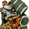 Exotic Environments Sunken Anchor with Barrel Resin Aquatics Decoration - Brown - Extra Small