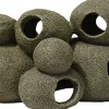 Exotic Environments Swim-Through Stone Pile Resin Aquatics Decoration - Gray - Large