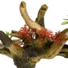 Exotic Environments Tree Branch With Foliage Resin Aquatics Decoration - Green/Brown - Small