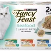 Fancy Feast Classic Seafood Feast Variety Pack Canned Cat Food