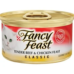 Fancy Feast Classic Tender Beef and Chicken Feast Canned Cat Food
