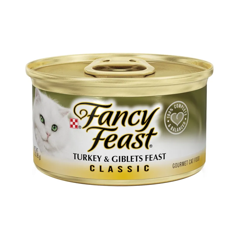 Fancy Feast Classic Turkey and Giblets Feast Canned Cat Food