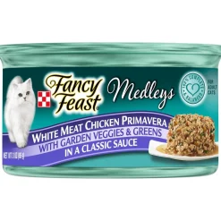 Fancy Feast Elegant Medleys White Meat Chicken Primavera Canned Cat Food