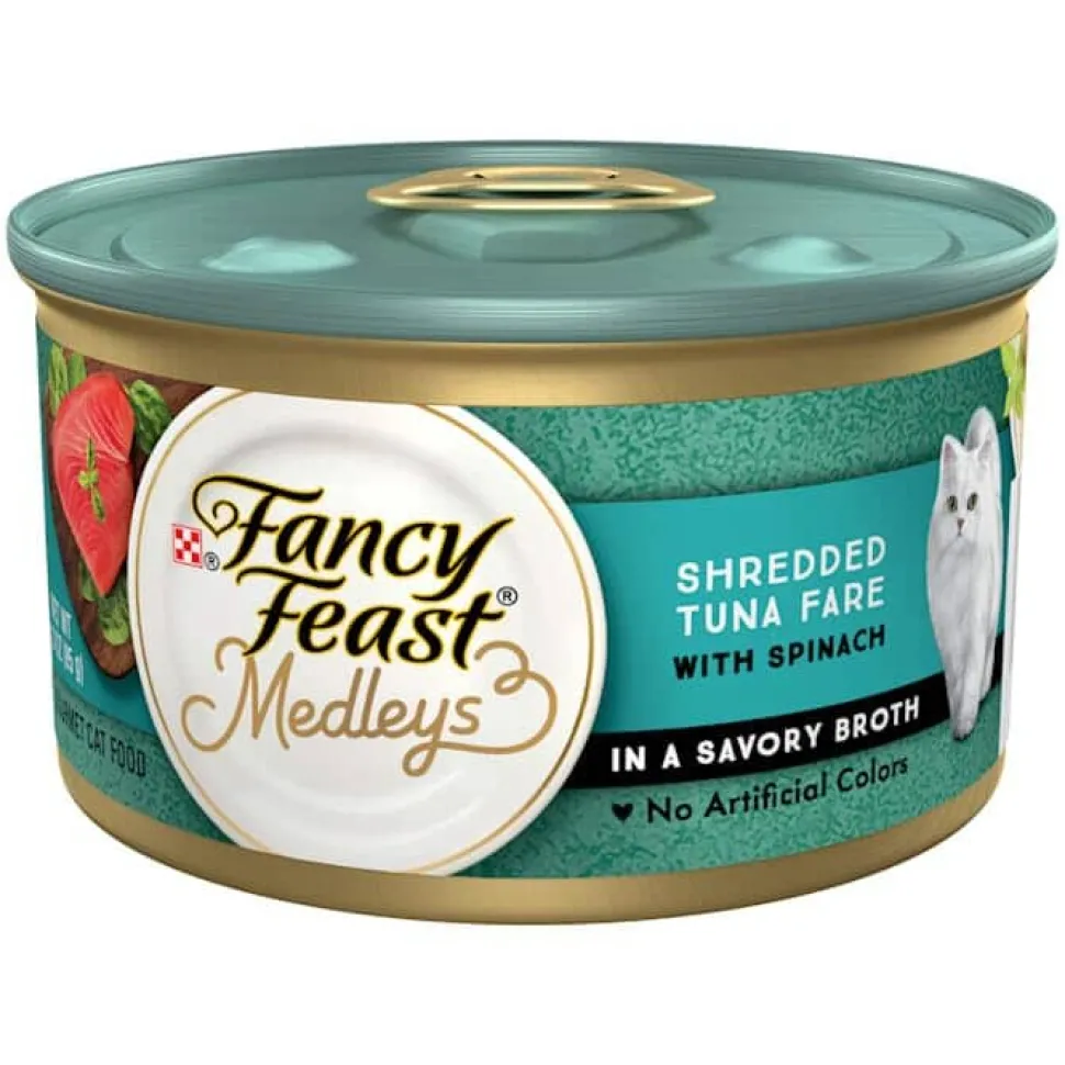 Fancy Feast Elegant Medleys Shredded Tuna Canned Cat Food