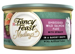 Fancy Feast Elegant Medleys Shredded Wild Salmon Canned Cat Food