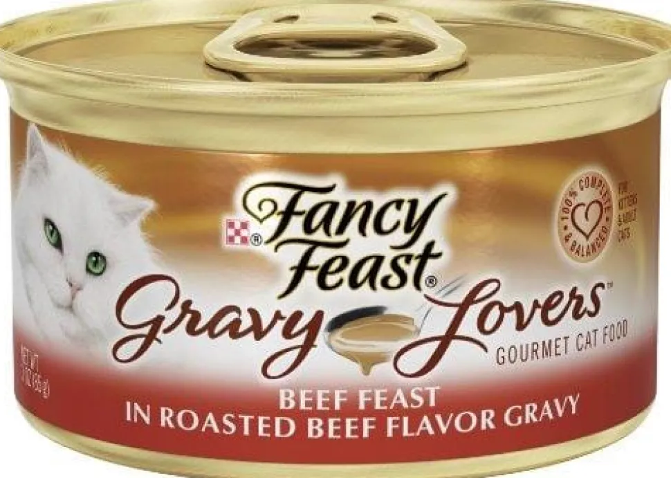 Fancy Feast Gravy Lovers Beef Feast in Roasted Beef Flavor Gravy Canned Cat Food