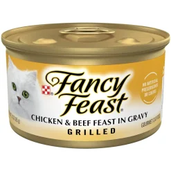 Fancy Feast Grilled Chicken and Beef Canned Cat Food