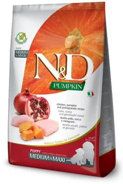 Farmina Grain-Free Pumpkin Chicken & Pomegranate Puppy Medium and Maxi Dry Dog Food - 5.5 lb Bag