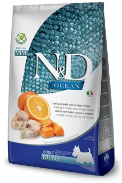 Farmina N&D Ocean Codfish & Pumpkin Mini Canned Dog Food - 4.9 oz - Case of 6