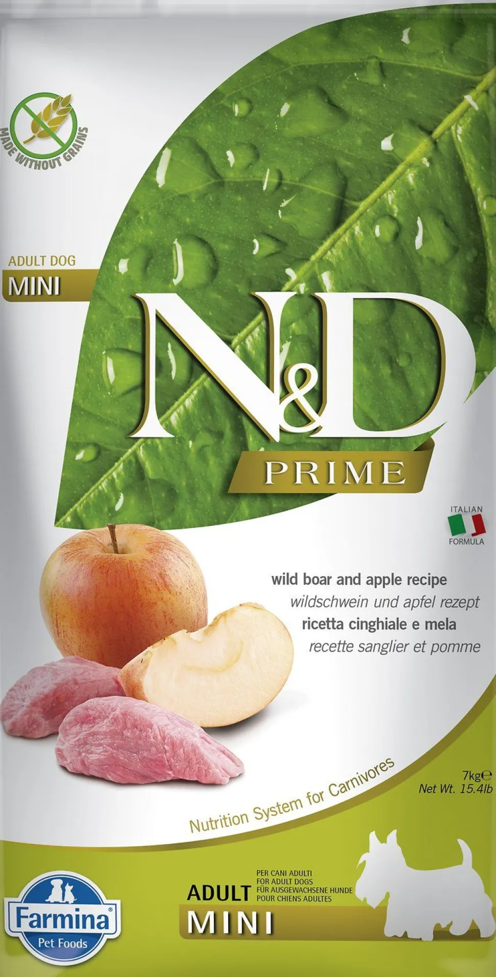 Farmina N&D Prime Boar & Apple Canned Dog Food - 10 oz - Case of 6