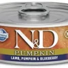 Farmina N&D Pumpkin Lamb, Pumpkin & Blueberry Canned Cat Food - 2.8 oz - Case of 12