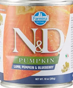 Farmina N&D Pumpkin Lamb, Pumpkin & Blueberry Canned Dog Food - 10 oz - Case of 6