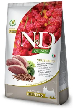 Farmina Quinoa Duck Neutered Mini Dry Dog Food - 5.5 lb Bag