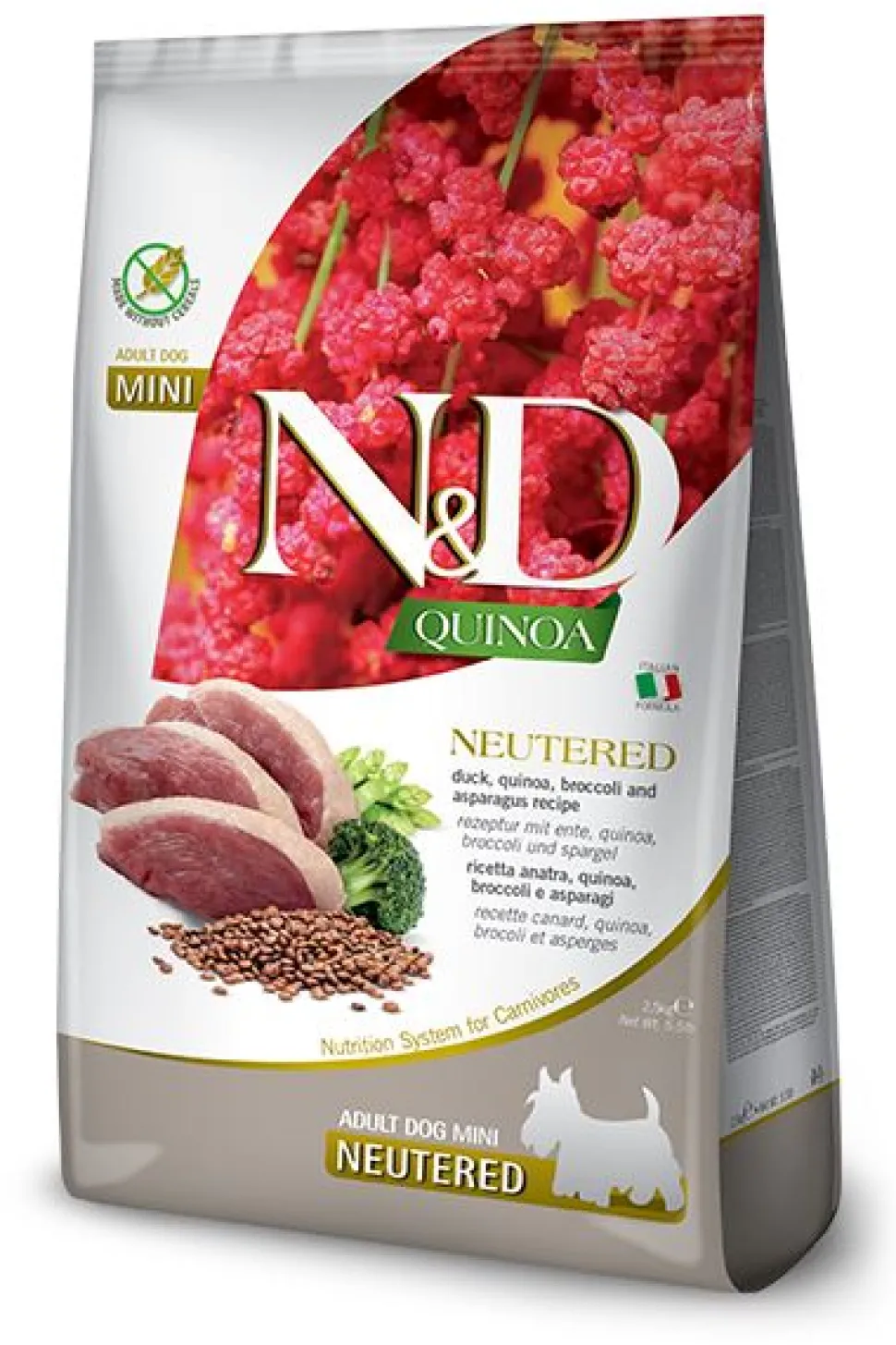 Farmina Quinoa Duck Neutered Mini Dry Dog Food - 5.5 lb Bag