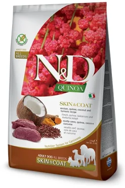 Farmina Quinoa Skin & Coat Venison Mini Dry Dog Food - 5.5 lb Bag