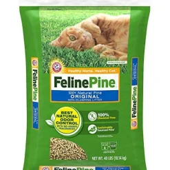 Feline Pine Arm & Hammer Original Cat Litter - Pine - 40 Lbs