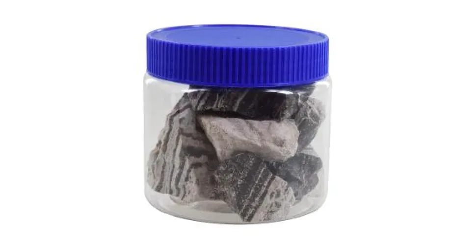 Feller Stone Black and White Multilayer Jar