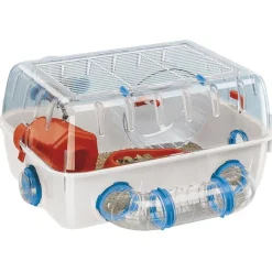 Ferplast Combi 1 Starter Hampster Cage includes Accessories - Clear - 16" X 11.6" X 8.9" Inches